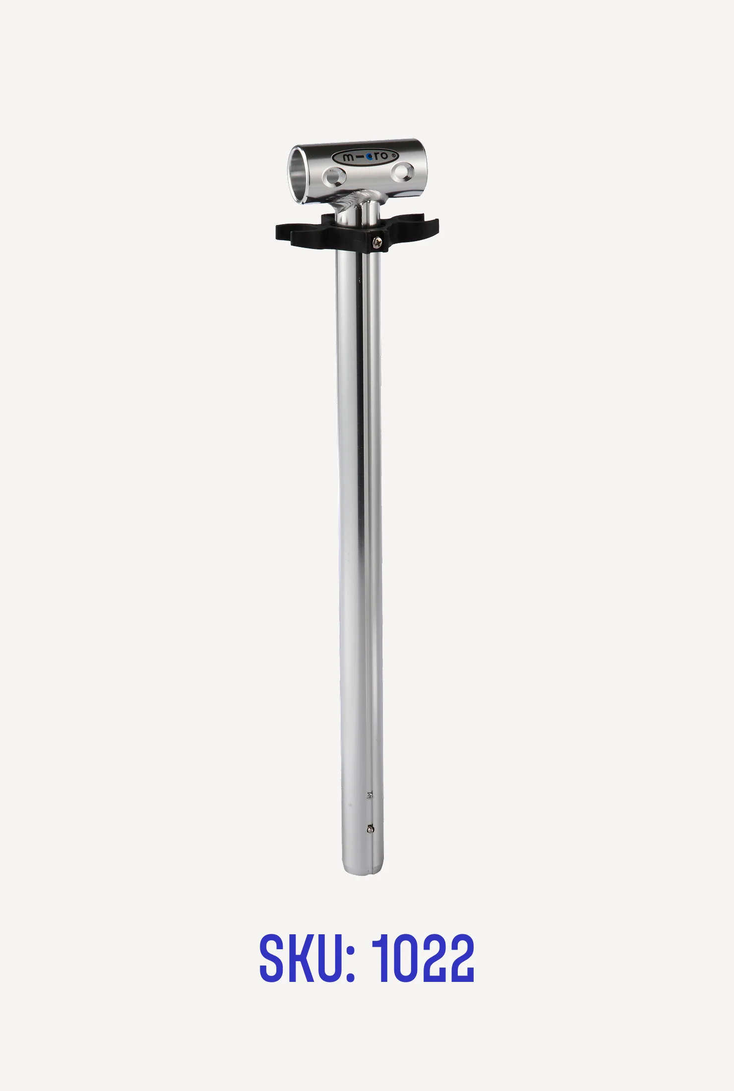 Parts: Chrome T-Tube for 2-Wheeled Scooters