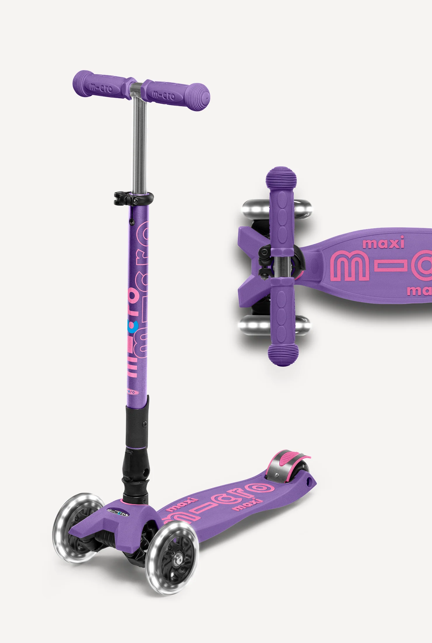 Micro Maxi Foldable LED Scooter - Image 17