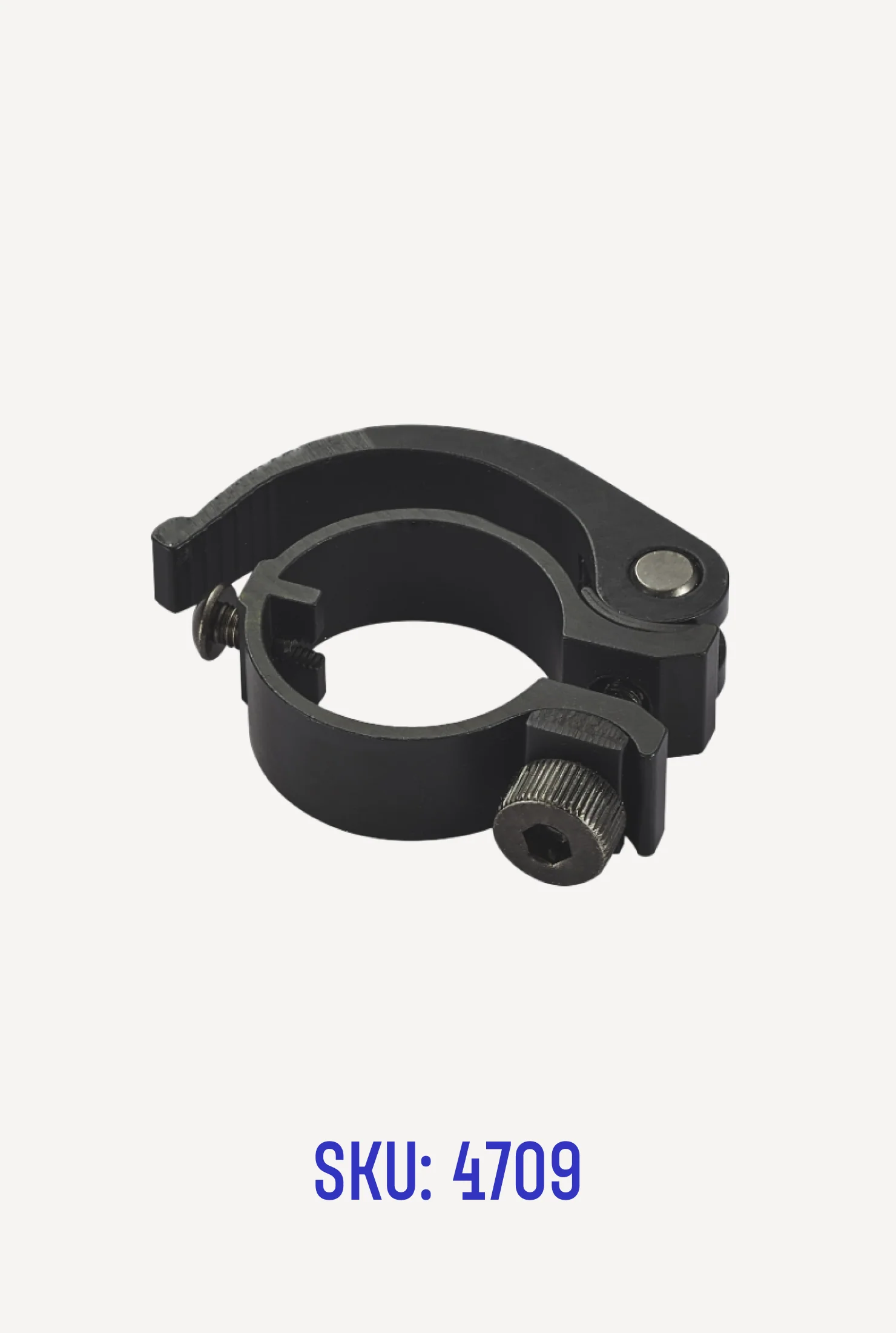 Parts: Black handlebar clamp for Speed Deluxe and Classic